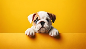 斗牛梗犬可爱写真摄影图片